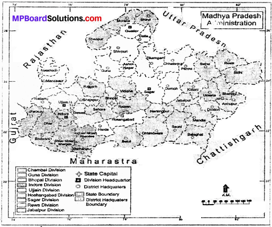 MP Board Class 9th Social Science Solutions Chapter 8 Map Reading and Numbering - 5 - Copy