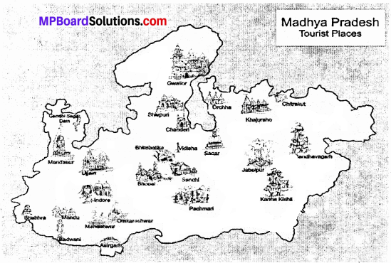 MP Board Class 9th Social Science Solutions Chapter 8 Map Reading and Numbering - 6 - Copy
