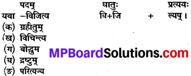 Class 10th Sanskrit Chapter 11 Mp Board