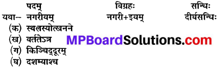 Class 10 Sanskrit Chapter 20 Mp Board