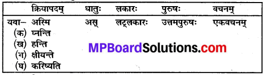 Mp Board Class 10 Sanskrit Chapter 4