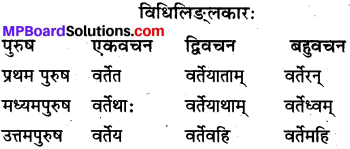 MP Board Class 10th Sanskrit व्याकरण धातु रूप-प्रकरण img 17