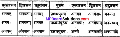 MP Board Class 10th Sanskrit व्याकरण धातु रूप-प्रकरण img 19