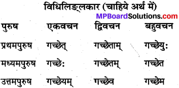MP Board Class 10th Sanskrit व्याकरण धातु रूप-प्रकरण img 4