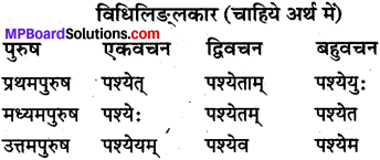 MP Board Class 10th Sanskrit व्याकरण धातु रूप-प्रकरण img 6