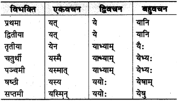 MP Board Class 10th Sanskrit व्याकरण शब्द रूप-प्रकरण img 30