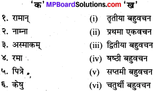 MP Board Class 10th Sanskrit व्याकरण शब्द रूप-प्रकरण img 34