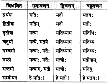 MP Board Class 10th Sanskrit व्याकरण शब्द रूप-प्रकरण img 9