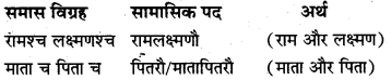 Sanskrit Samas Examples MP Board Class 10th