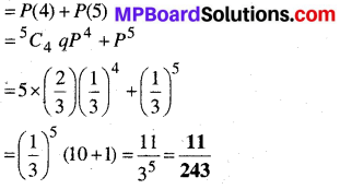 MP Board Class 12th Maths Book Solutions Chapter 13 प्रायिकता Ex 13.5 img 8
