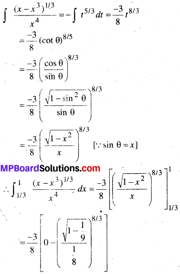 MP Board Class 12th Maths Book Solutions Chapter 7 समाकलन Ex 7.10 img 11