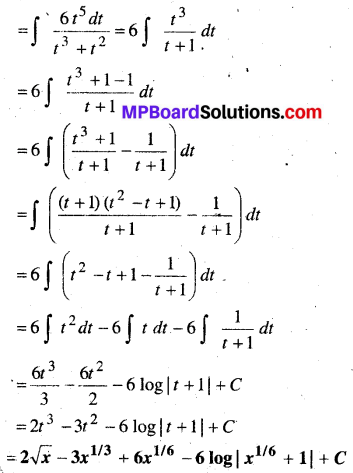 MP Board Class 12th Maths Book Solutions Chapter 7 समाकलन विविध प्रश्नावली img 9