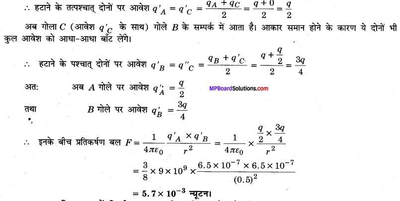 MP Board Class 12th Physics Solutions Chapter 1 वैद्युत आवेश तथा क्षेत्र img 9