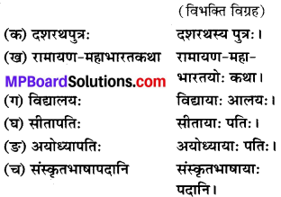 Class 6th Sanskrit Chapter 10 Mp Board
