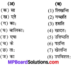 Class 6th Sanskrit Chapter 3 Mp Board