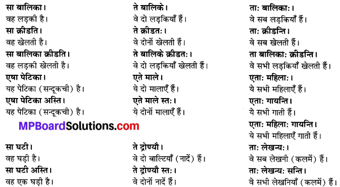 MP Board Class 6th Sanskrit Solutions Chapter 3 सर्वनामशब्दाः 9