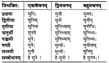 MP Board Class 6th Sanskrit व्याकरण-खण्डः 9