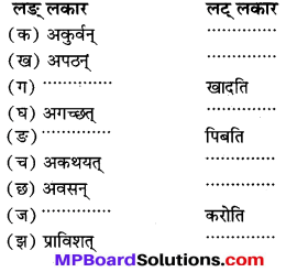MP Board Class 7th Sanskrit Solutions विविधप्रश्नावलिः 2 img 1