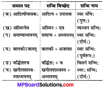 Class 8th Sanskrit Mp Board Solution