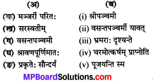 Mp Board Class 8 Sanskrit Solution Chapter 9