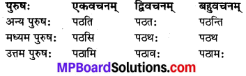 MP Board Class 8th Sanskrit व्याकरण-खण्डः 32