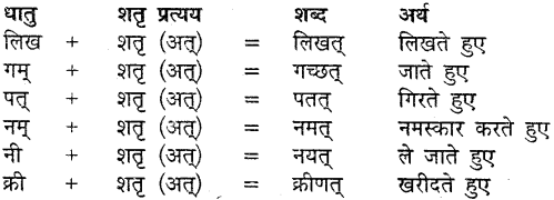 MP Board Class 9th Sanskrit व्याकरण कृदन्त, तद्धित और स्त्री प्रत्यय img-10