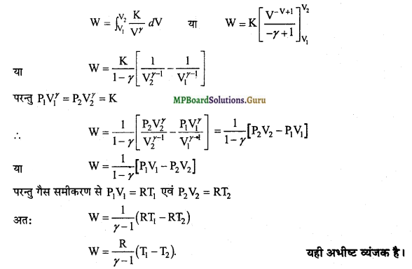 MP Board Class 11th Physics Important Questions Chapter 12 ऊष्मागतिकी 4