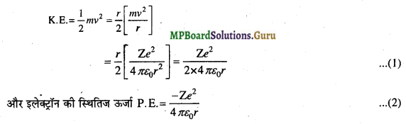 MP Board Class 12th Physics Important Questions Chapter 12 परमाणु 6