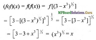 MP Board Class 12th Maths Solutions Chapter 1 Relations and Functions Ex 1.3 7