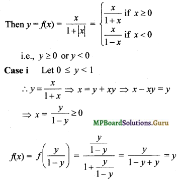MP Board Class 12th Maths Solutions Chapter 1 Relations and Functions Miscellaneous Exercise 4