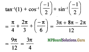 MP Board Class 12th Maths Solutions Chapter 2 Inverse Trigonometric Functions Ex 2.1 10