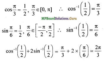 MP Board Class 12th Maths Solutions Chapter 2 Inverse Trigonometric Functions Ex 2.1 11