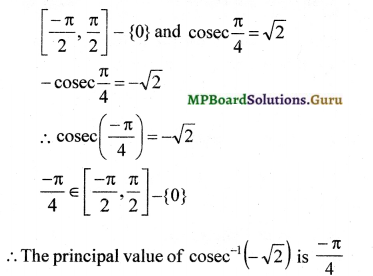 MP Board Class 12th Maths Solutions Chapter 2 Inverse Trigonometric Functions Ex 2.1 9