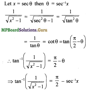 MP Board Class 12th Maths Solutions Chapter 2 Inverse Trigonometric Functions Ex 2.2 4