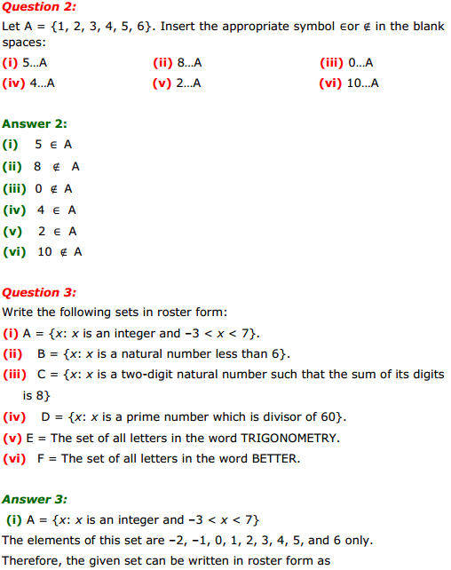 MP Board Class 11th Maths Solutions Chapter 1 Sets Ex 1.1 3
