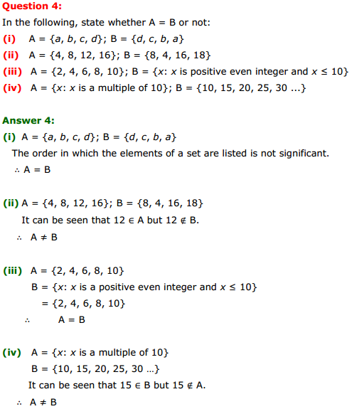 MP Board Class 11th Maths Solutions Chapter 1 Sets Ex 1.2 3