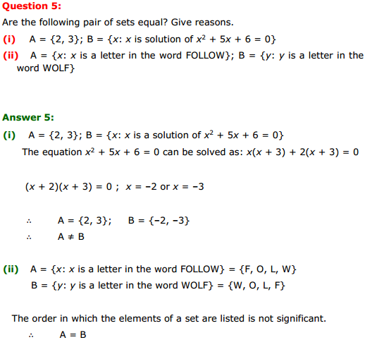 MP Board Class 11th Maths Solutions Chapter 1 Sets Ex 1.2 4