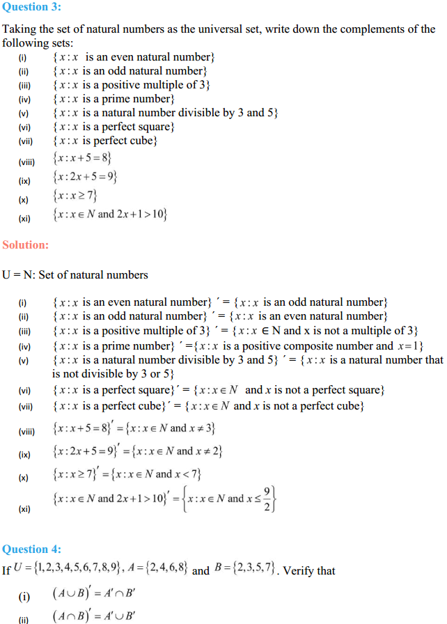 MP Board Class 11th Maths Solutions Chapter 1 Sets Ex 1.5 2