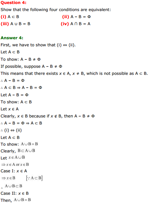 MP Board Class 11th Maths Solutions Chapter 1 Sets Miscellaneous Exercise 4