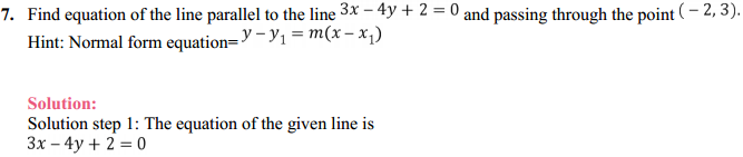 MP Board Class 11th Maths Solutions Chapter 10 Straight Lines 10.3 10