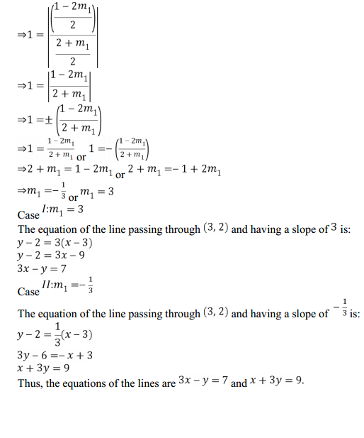 MP Board Class 11th Maths Solutions Chapter 10 Straight Lines Miscellaneous Exercise 14