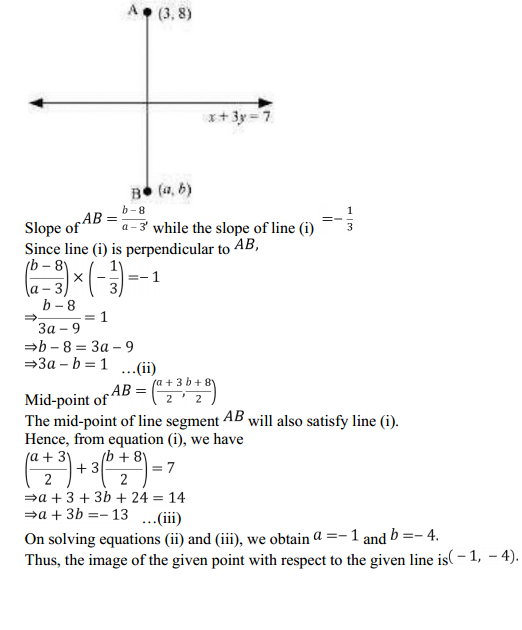 MP Board Class 11th Maths Solutions Chapter 10 Straight Lines Miscellaneous Exercise 21