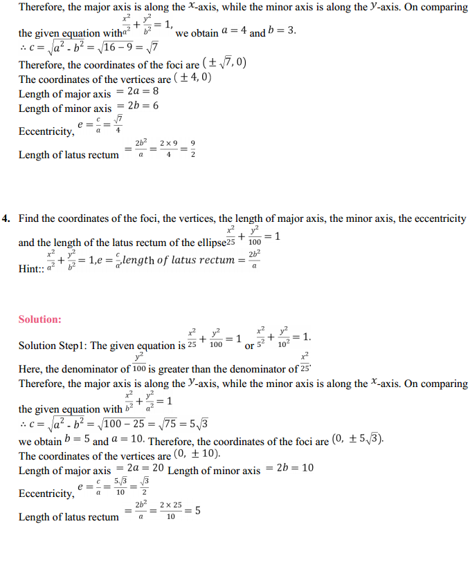 MP Board Class 11th Maths Solutions Chapter 11 Conic Sections Ex 11.3 4