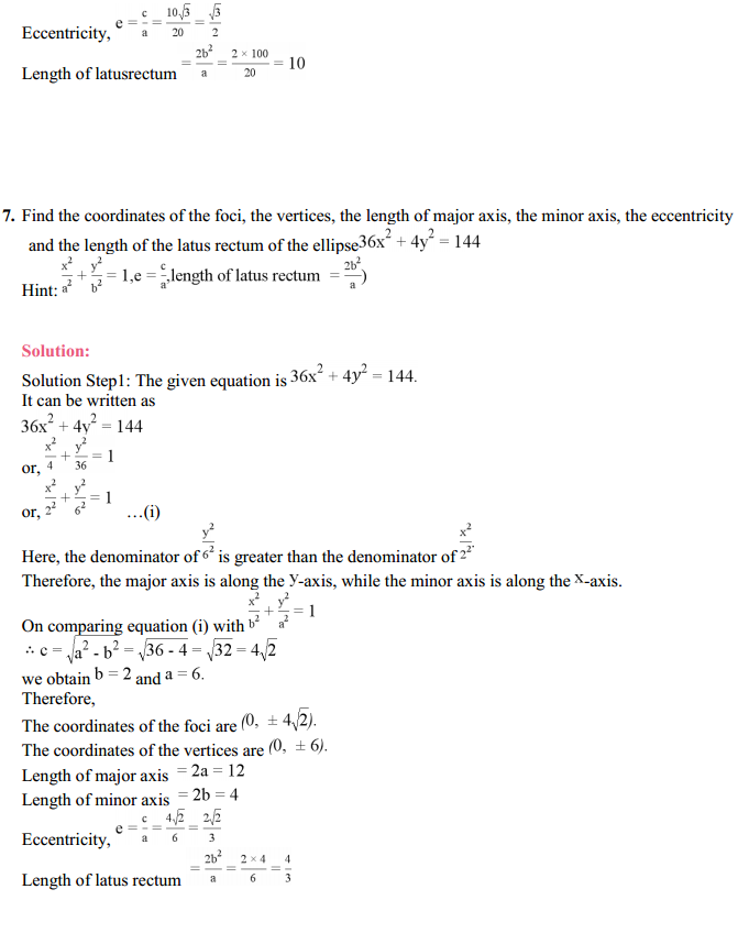 MP Board Class 11th Maths Solutions Chapter 11 Conic Sections Ex 11.3 8