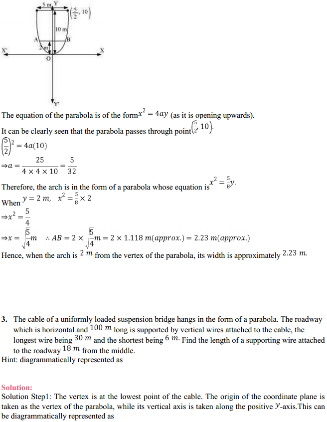 MP Board Class 11th Maths Solutions Chapter 11 Conic Sections Miscellaneous Exercise 2