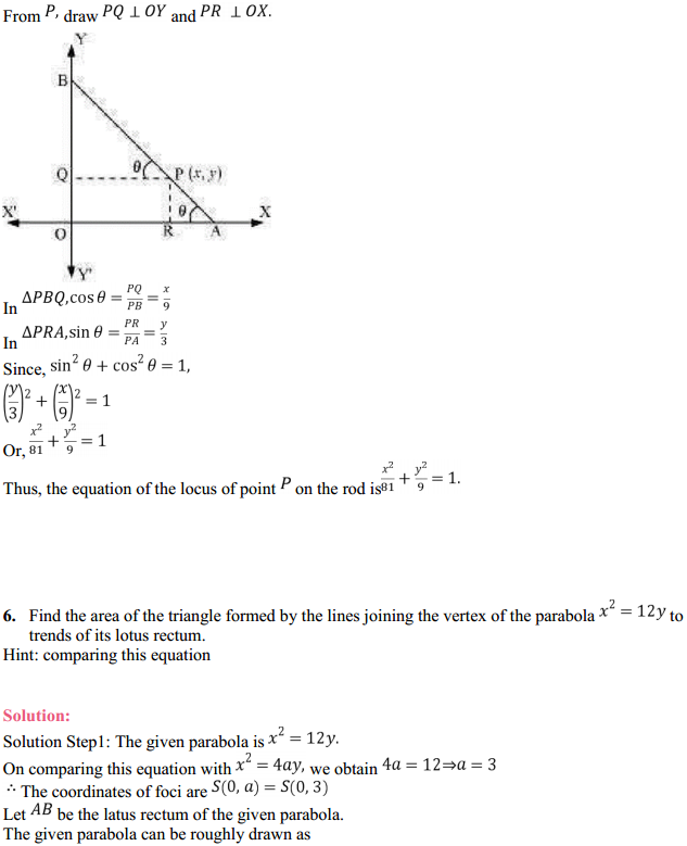 MP Board Class 11th Maths Solutions Chapter 11 Conic Sections Miscellaneous Exercise 5