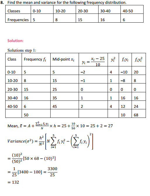 MP Board Class 11th Maths Solutions Chapter 15 Statistics Ex 15.2 11