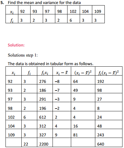 MP Board Class 11th Maths Solutions Chapter 15 Statistics Ex 15.2 7