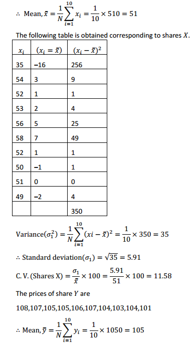 MP Board Class 11th Maths Solutions Chapter 15 Statistics Ex 15.3 4