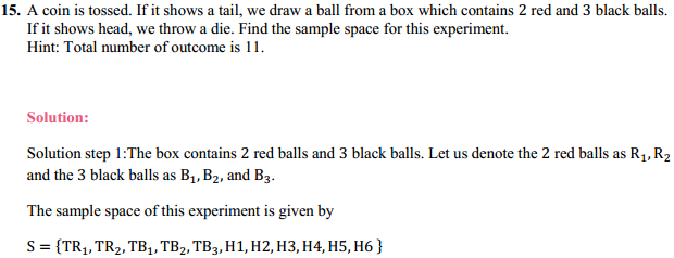 MP Board Class 11th Maths Solutions Chapter 16 Probability Ex 16.1 7
